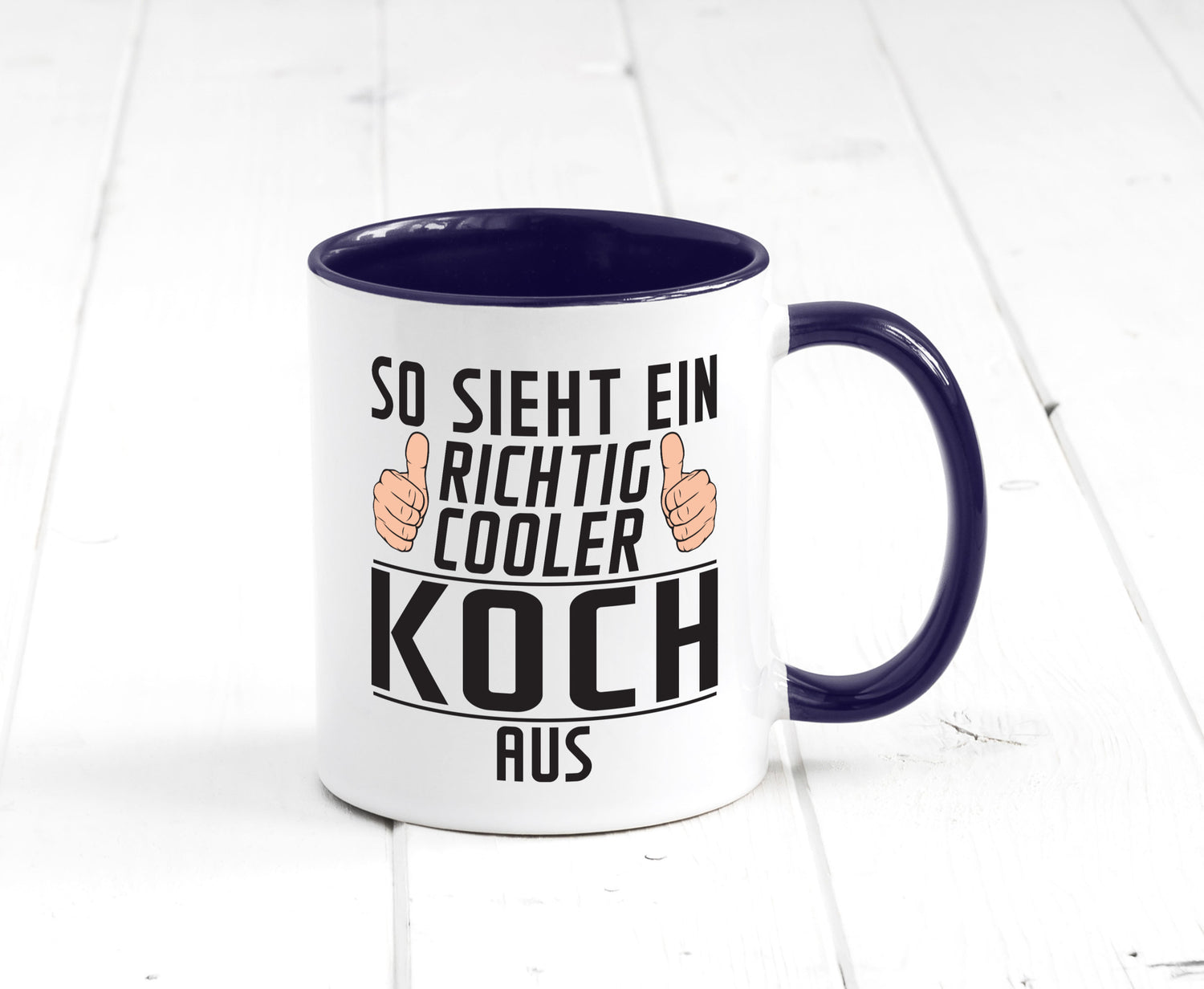 Richtig Cooler Koch | Chefkoch Humor Arbeit Kollegen Büro Geschenkidee Tasse