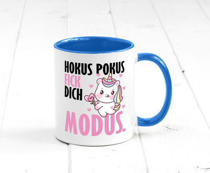 Hokus Pokus lustiger Spruch Geschenk Humor Geschenkidee Tasse