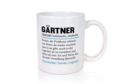 Gärtner | lustig Gartenbau Beruf Spruch Arbeit Kollegen Büro Geschenk Tasse