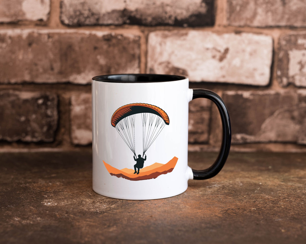Gleitschirm | Motiv Paragleiter Gleitschirmfliegen vl3 Humor Geschenkidee Tasse