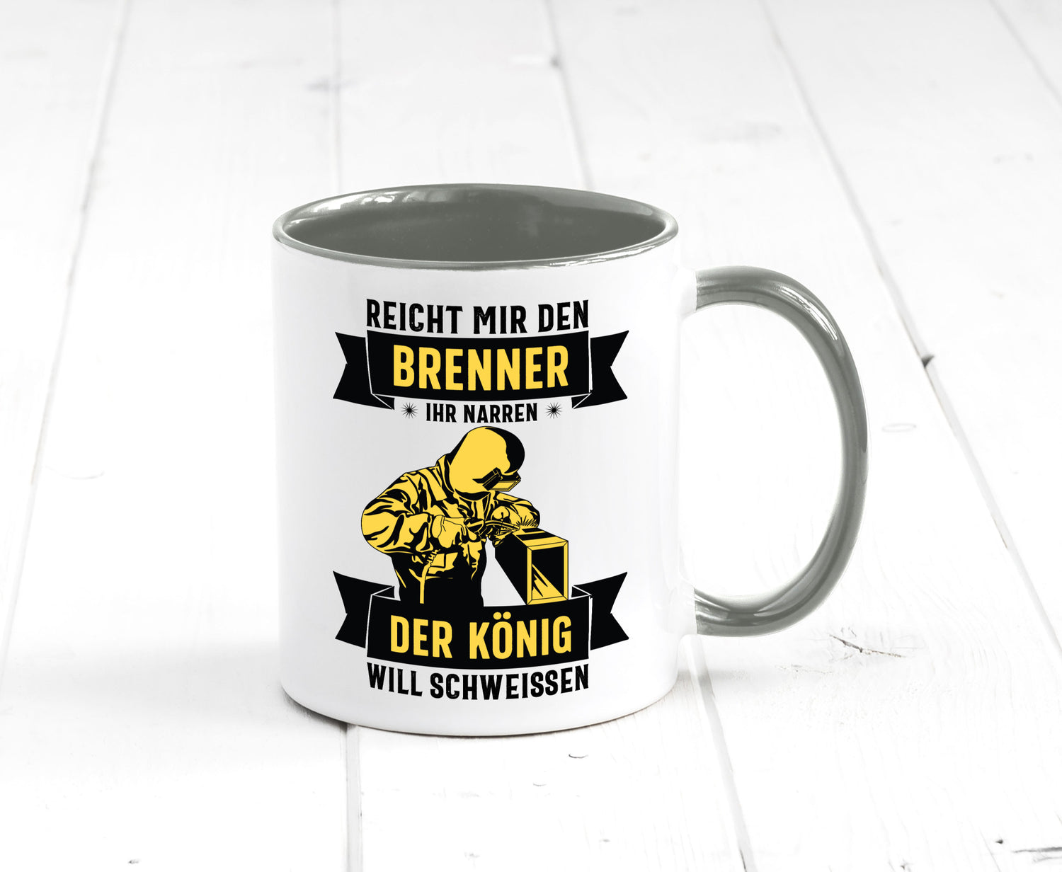 König will schweissen | Schweisser Sterne lustiger Spruch Geschenk Humor