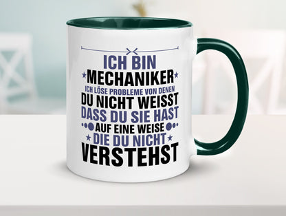 Löse Probleme: Mechaniker | KFZ Werkstatt lustig Humor Geschenkidee Geschenk