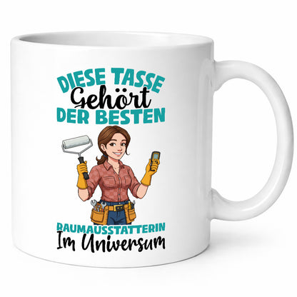 Im Universum: Raumausstatterin | Wohn Ausstatterin lustig Humor Geschenkidee