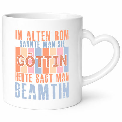 Heute sagt man: Beamtin | Verbeamtung Dienst Humor Geschenkidee Tasse