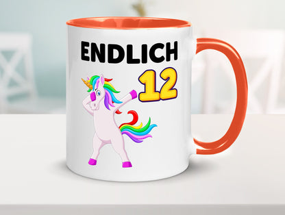 12. Geburtstag | endlich 12 Jahre Einhorn Mädchen lustig Geschenkidee Geschenk