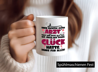 Richtig guter Arzt | Dankeschön Tasse Ärzte Spruch vl1 Humor Geschenkidee