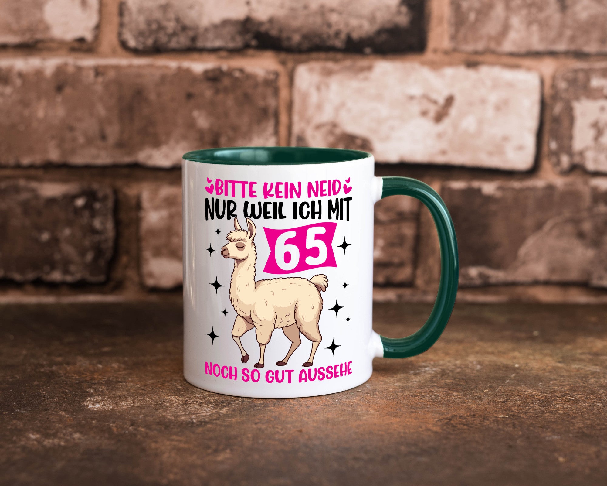 65. Geburtstag | 65 Jahre Lama gut aussehen Geschenkidee Humor Tasse