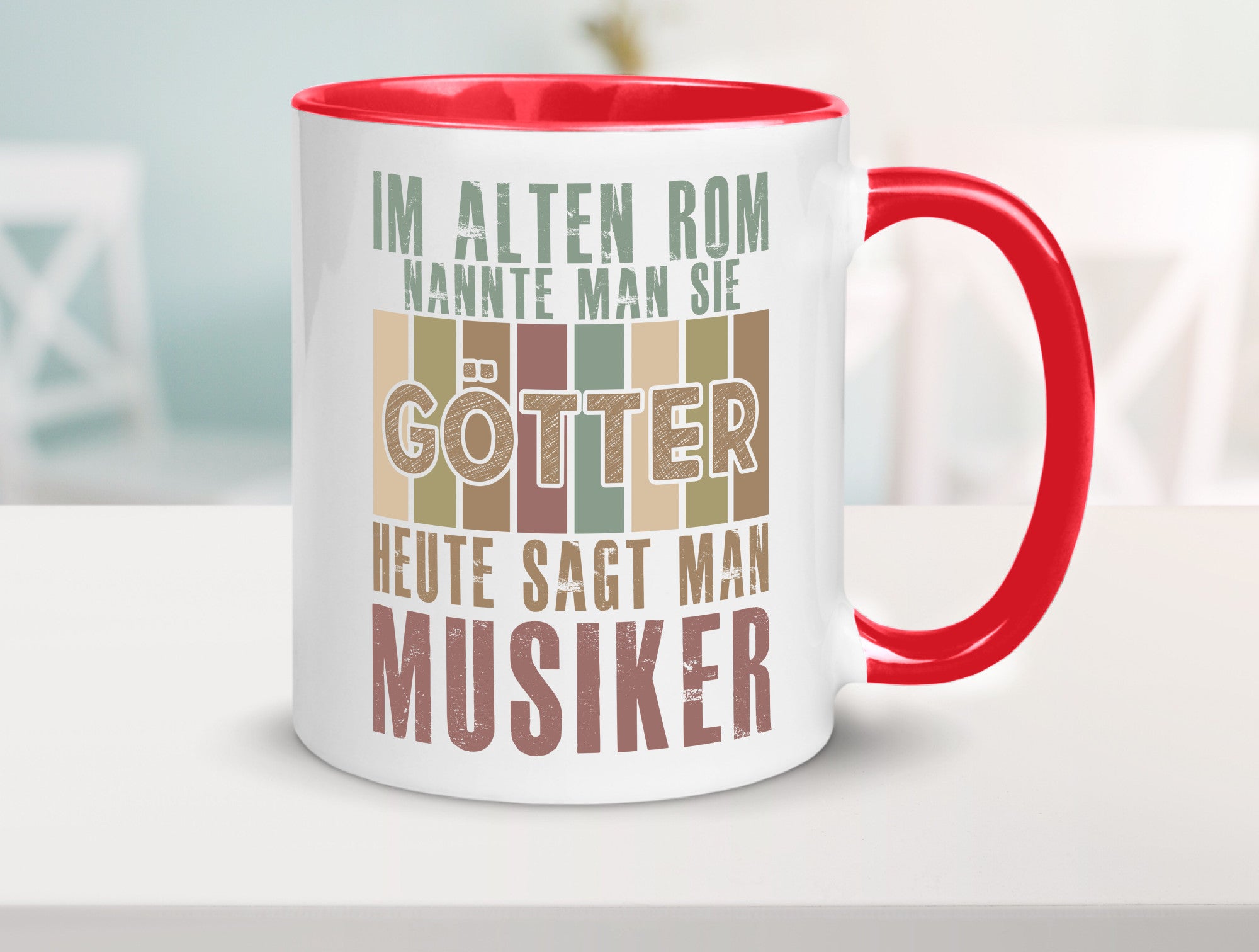Heute sagt man: Musiker | Musik Musikant Humor Geschenkidee Tasse