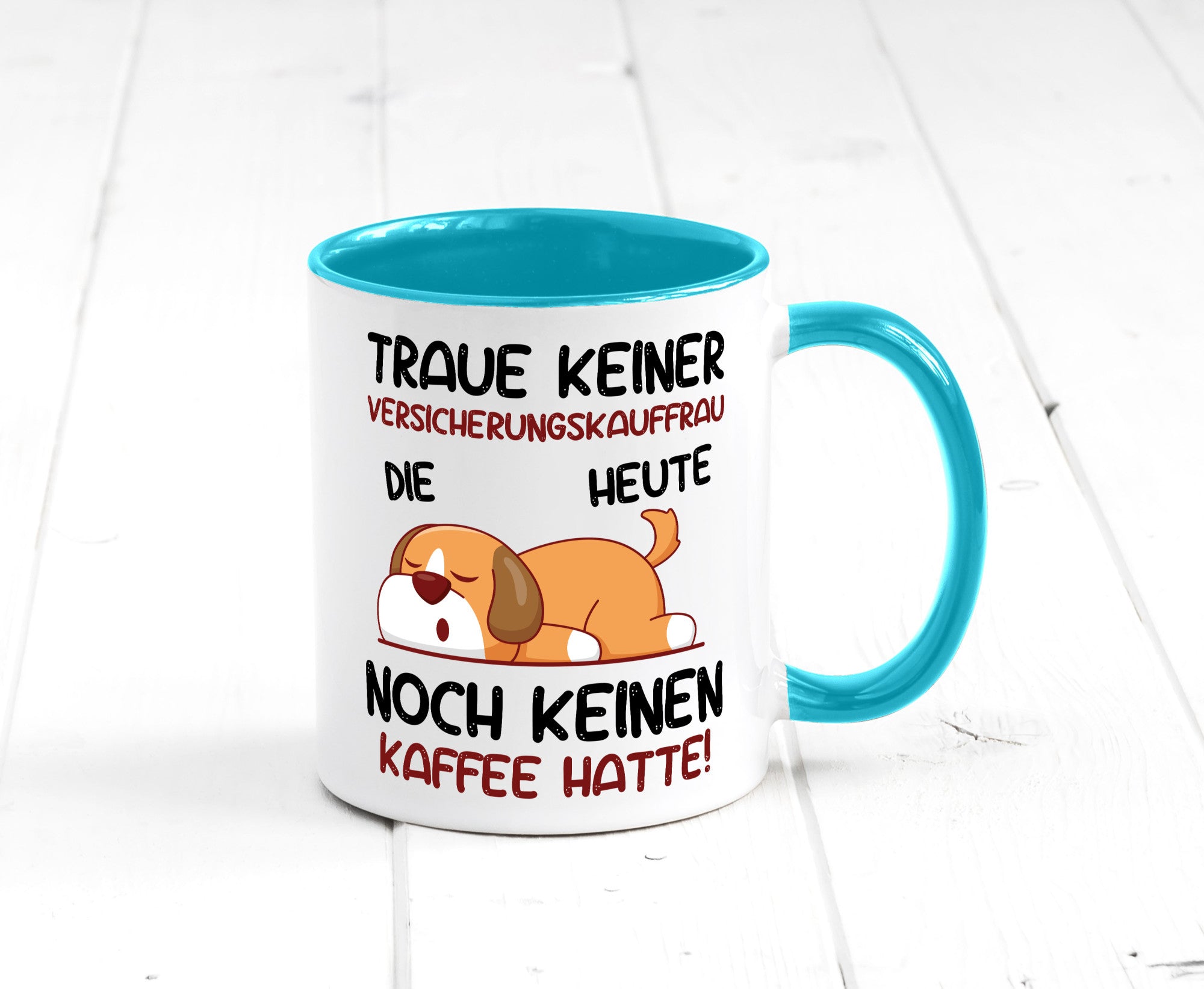 Traue keiner Versicherungskauffrau | Kauffrau Geschenk Humor Geschenkidee