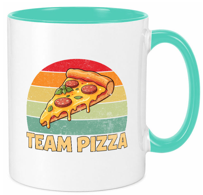 Team Pizza | Pizzaliebhaber Lover v2 Geschenkidee Humor Tasse