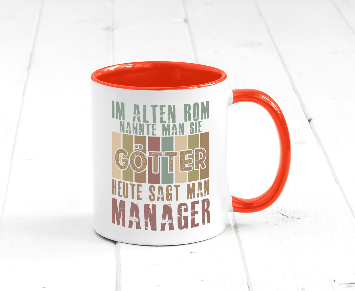 Heute sagt man: Manager | Management Humor Geschenkidee Tasse