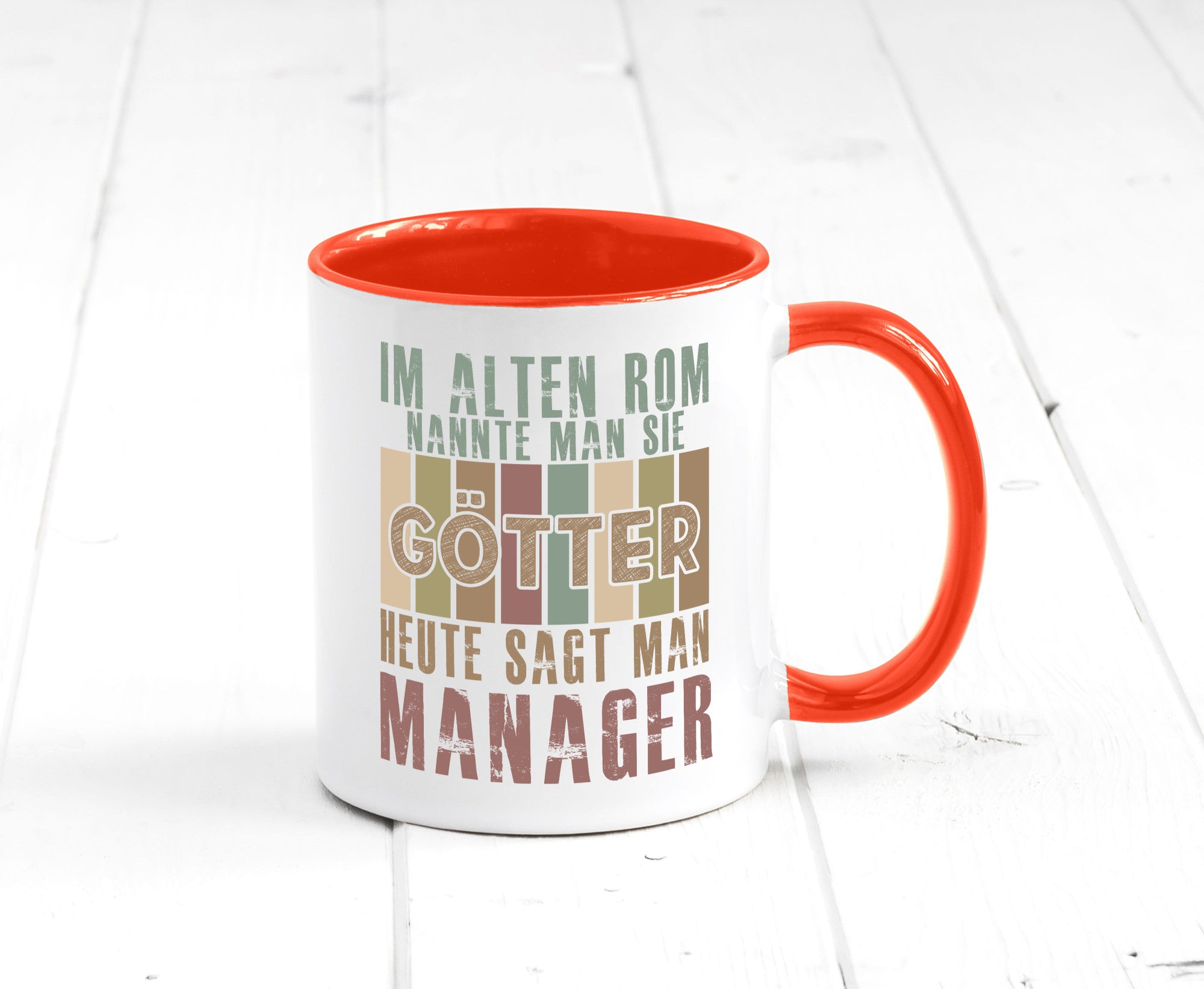 Heute sagt man: Manager | Management Humor Geschenkidee Tasse
