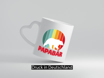 Papabär | Papa Tasse Vater Vatertag Bär lustiger Spruch Geschenk Familie
