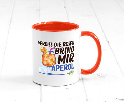 Bring mir Aperol | Rosen Paar Party Geschenkidee Humor Tasse