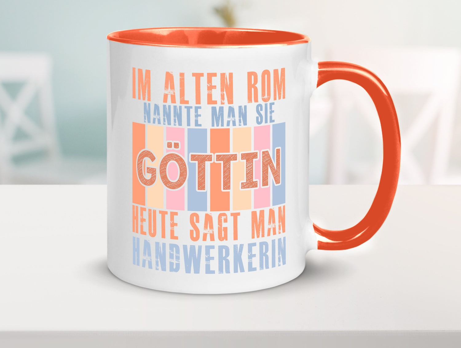 Heute sagt man: Handwerkerin | Handwerkerinnen Geschenk Humor Geschenkidee