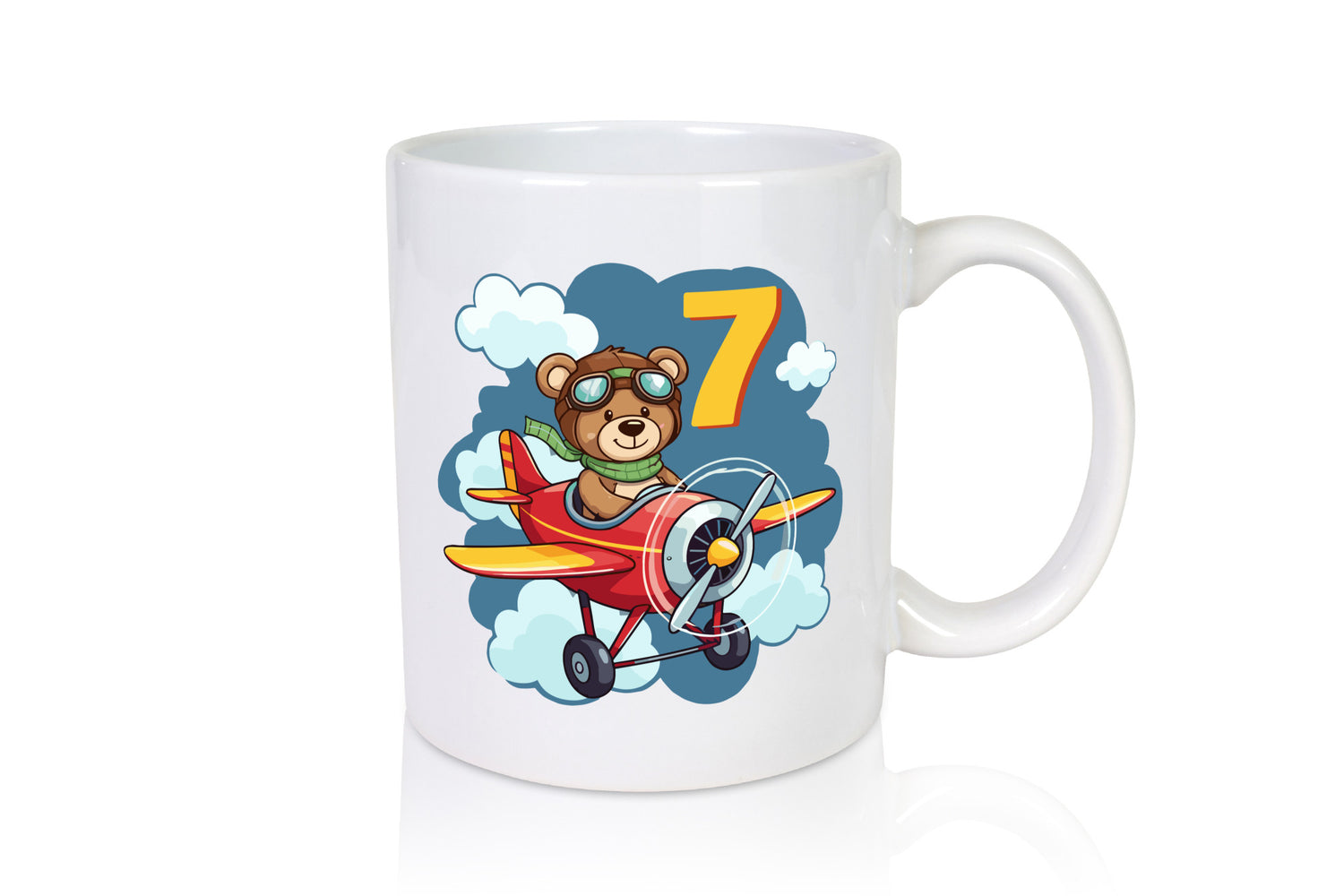 7. Geburtstag | 7 Jahre Kinder Pilot Flugzeug lustiger Spruch Geschenk