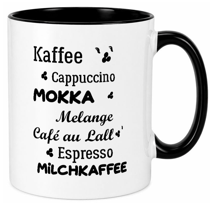 Kaffee | Milchkaffee Cappuccino Geschenk Humor Geschenkidee lustiger Spruch Tasse