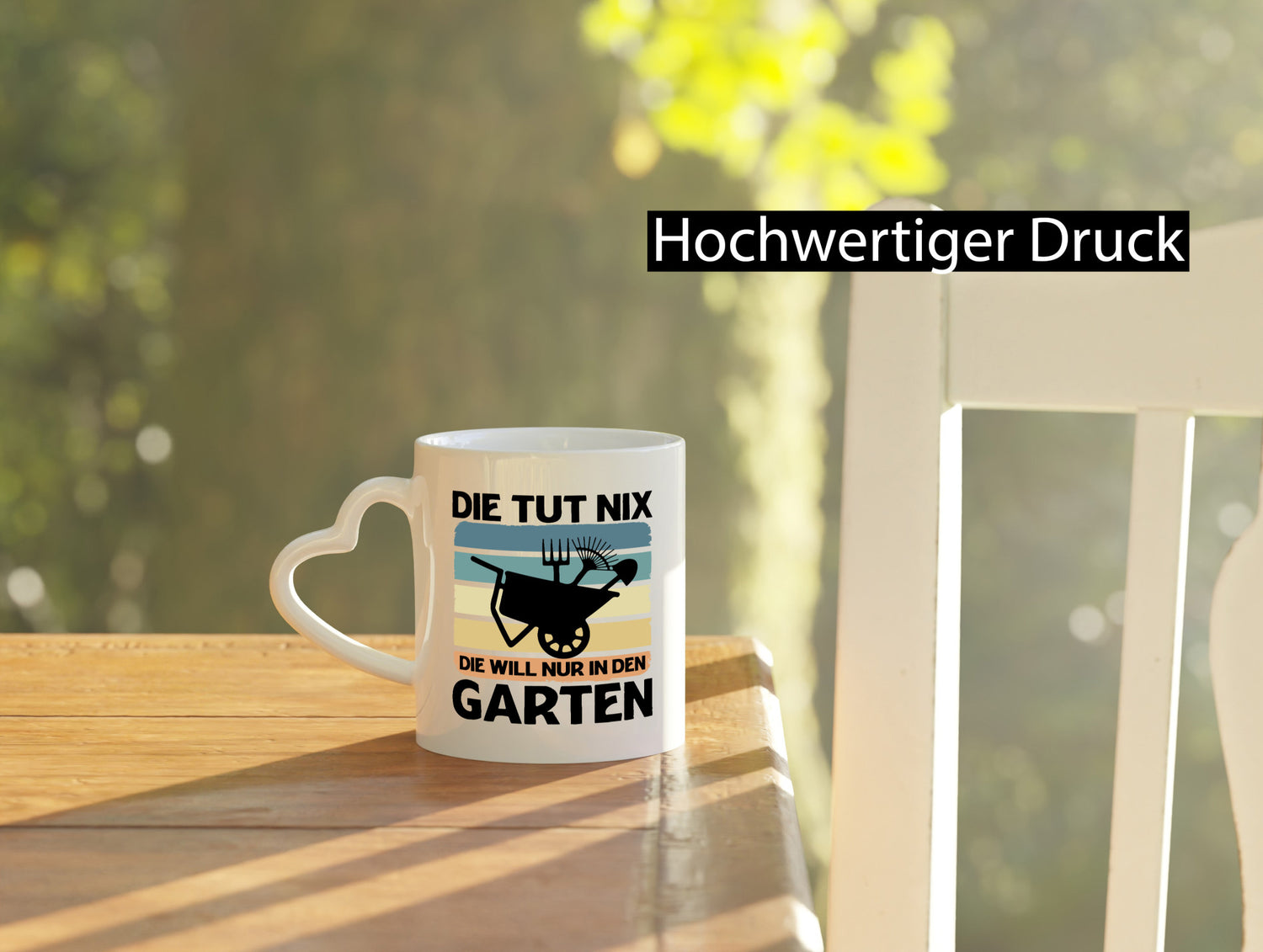 Die tut nix will nur in den Garten | Gärtnerin Geschenk Humor Geschenkidee
