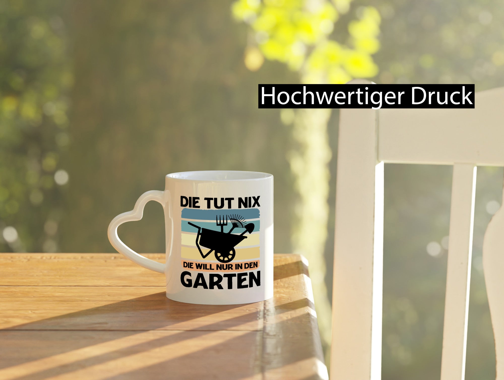 Die tut nix will nur in den Garten | Gärtnerin Geschenk Humor Geschenkidee