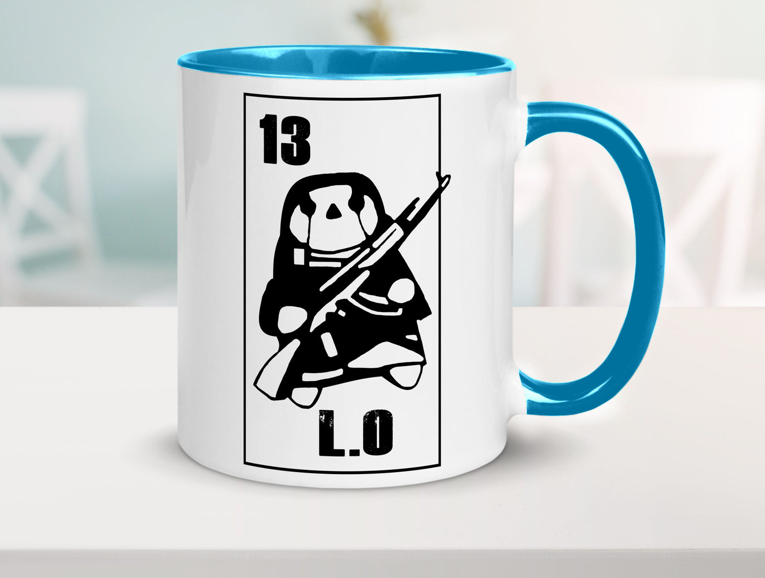 13 L.O lustiger Spruch Geschenk Humor Geschenkidee Tasse