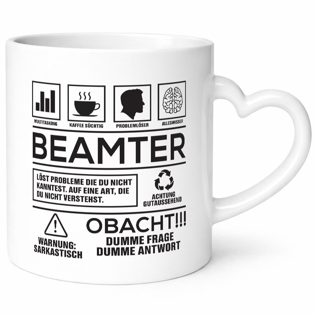 Achtung Probleme Beamter | Verbeamtung öffentlicher Dienst Geschenk Humor
