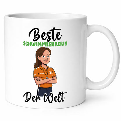 Beste Schwimmlehrerin | schwimmen Lehrer lustig Humor Geschenkidee Geschenk