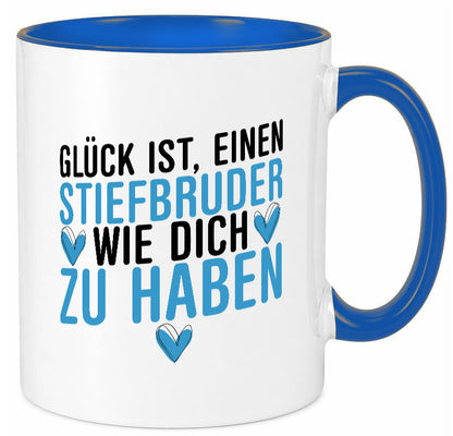 Stiefbruder wie dich | Glück lieber Bruder Geburtstag Geschenkidee Humor Tasse