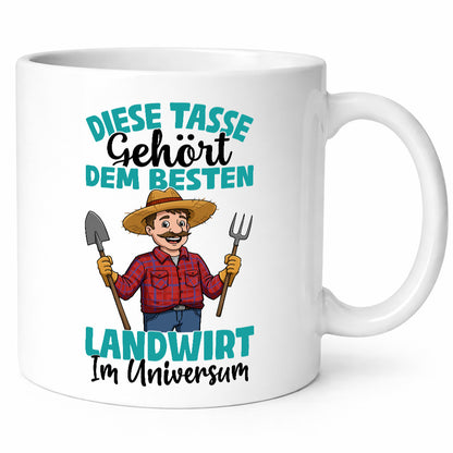 Im Universum: Landwirt | Bauer Landwirtschaft lustiger Spruch Geschenk Humor