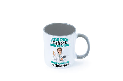 Im Universum: Apothekerin | Apotheke Pharmazie lustiger Spruch Geschenk Humor