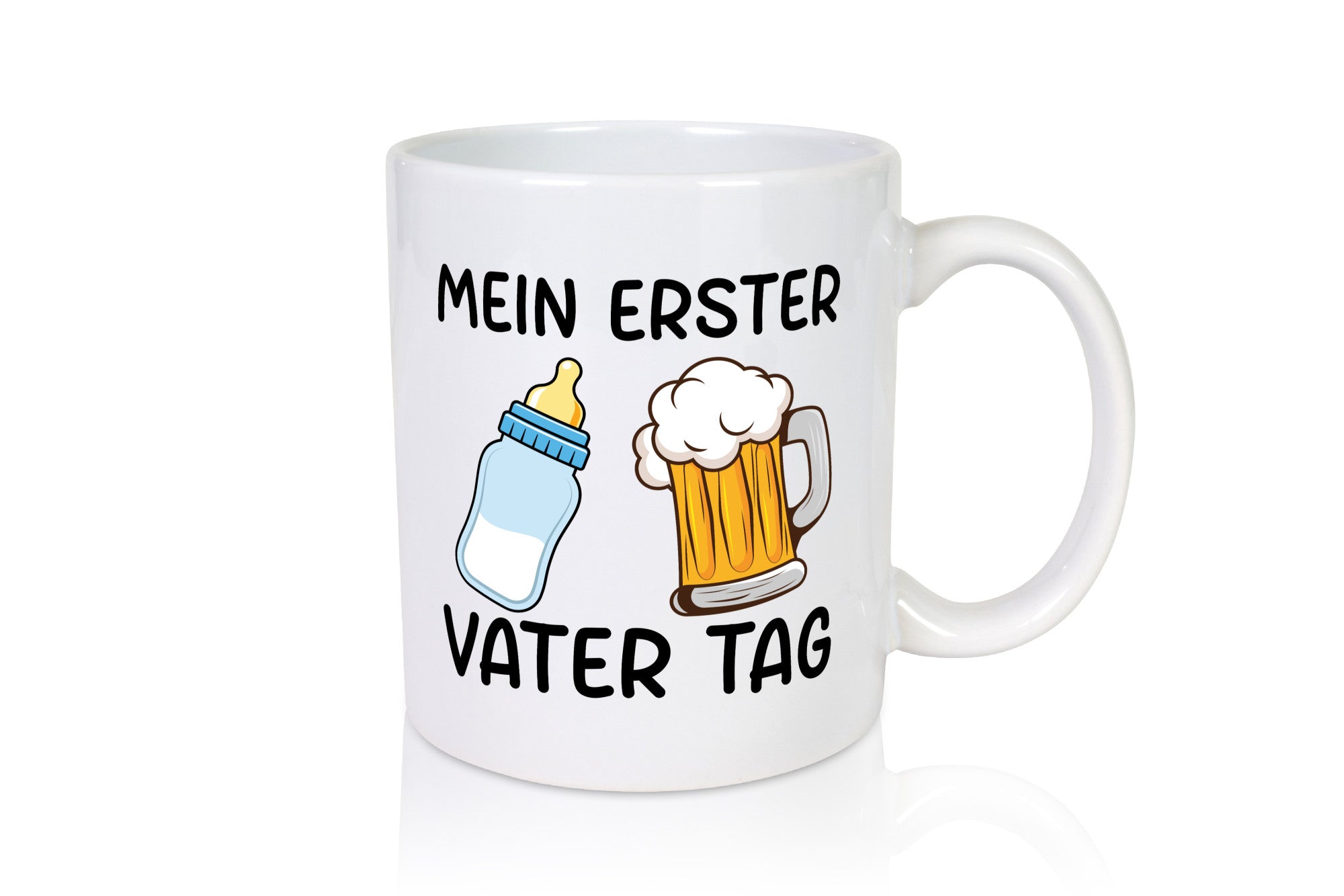 Mein erster Vatertag | Papa und Sohn Humor Familie Geschenkidee Tasse