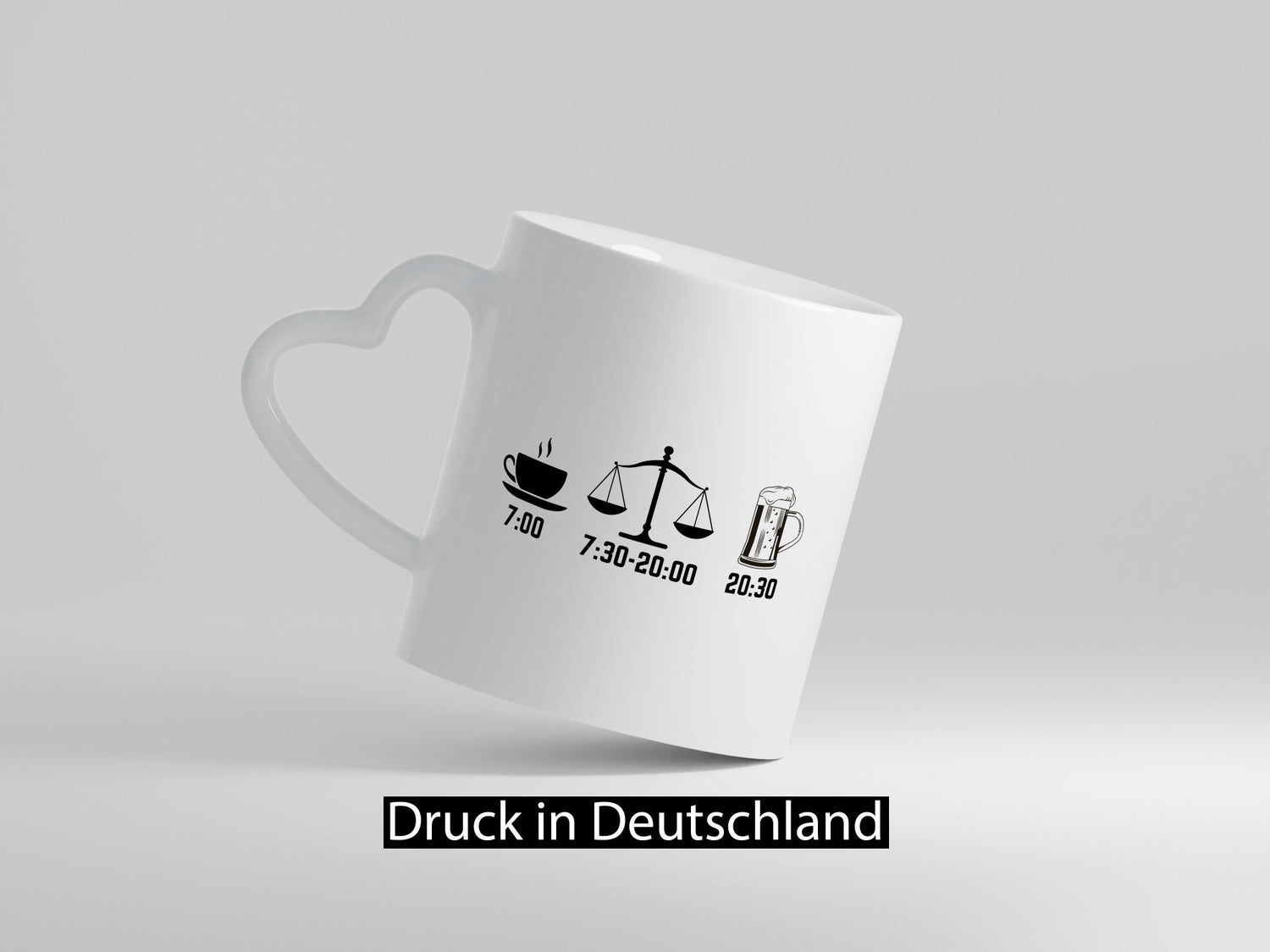 Kaffe am morgen | Anwalt Bier abend Geschenkidee Humor Tasse