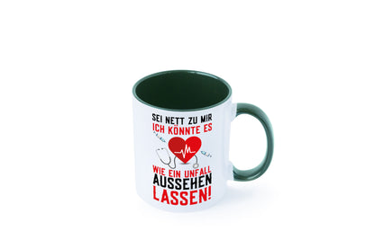 Sei nett zu mir | Krankenschwester Arzt Klinik Spritze v2 lustig Humor