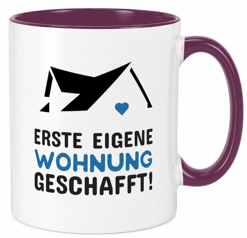 Erste eigene Wohnung | Umzug Tasse Eigenheim Auszug Geschenk Humor Geschenkidee