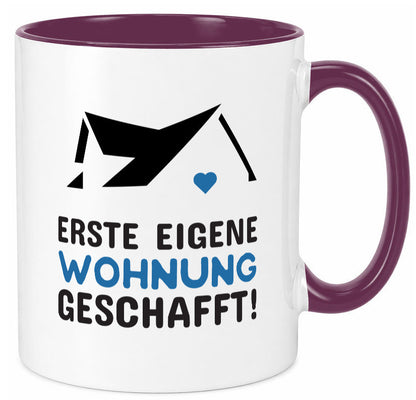 Erste eigene Wohnung | Umzug Tasse Eigenheim Auszug Geschenk Humor Geschenkidee