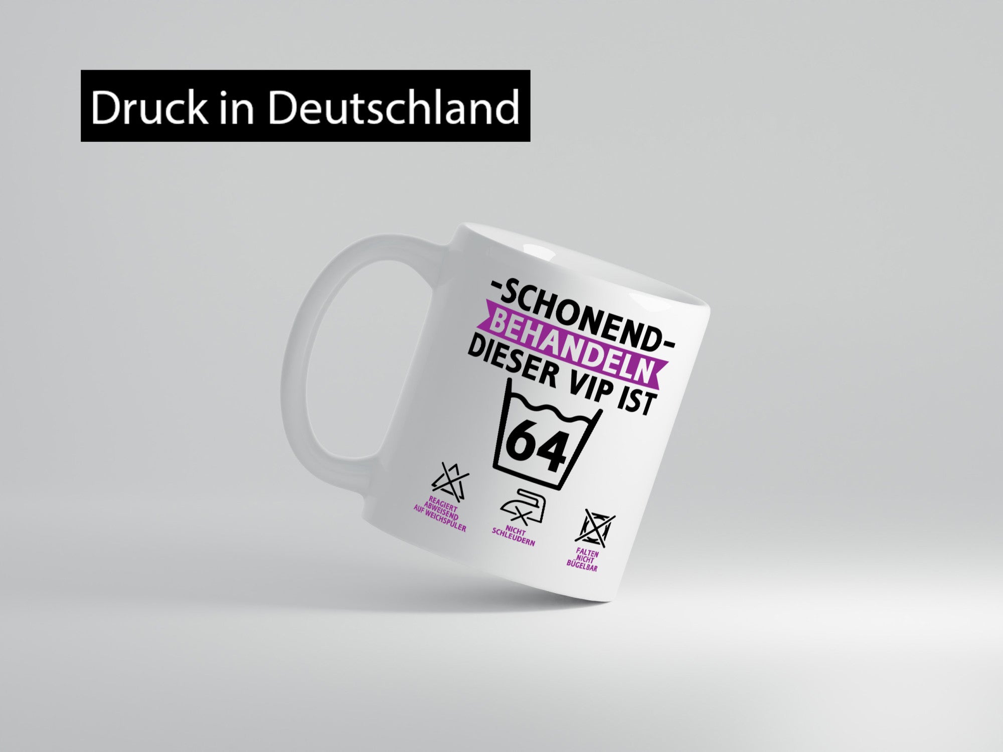 64 Geburtstag | schonend behandeln Jahre Humor Geschenkidee Tasse