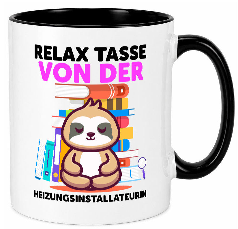 Relax Tasse: Heizungsinstallateurin | Heizung lustig Humor Geschenkidee