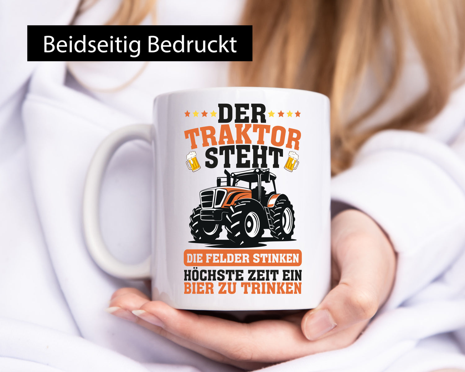 Der traktor steht | Felder Stinken Bier trinken Bauer lustiger Spruch Geschenk
