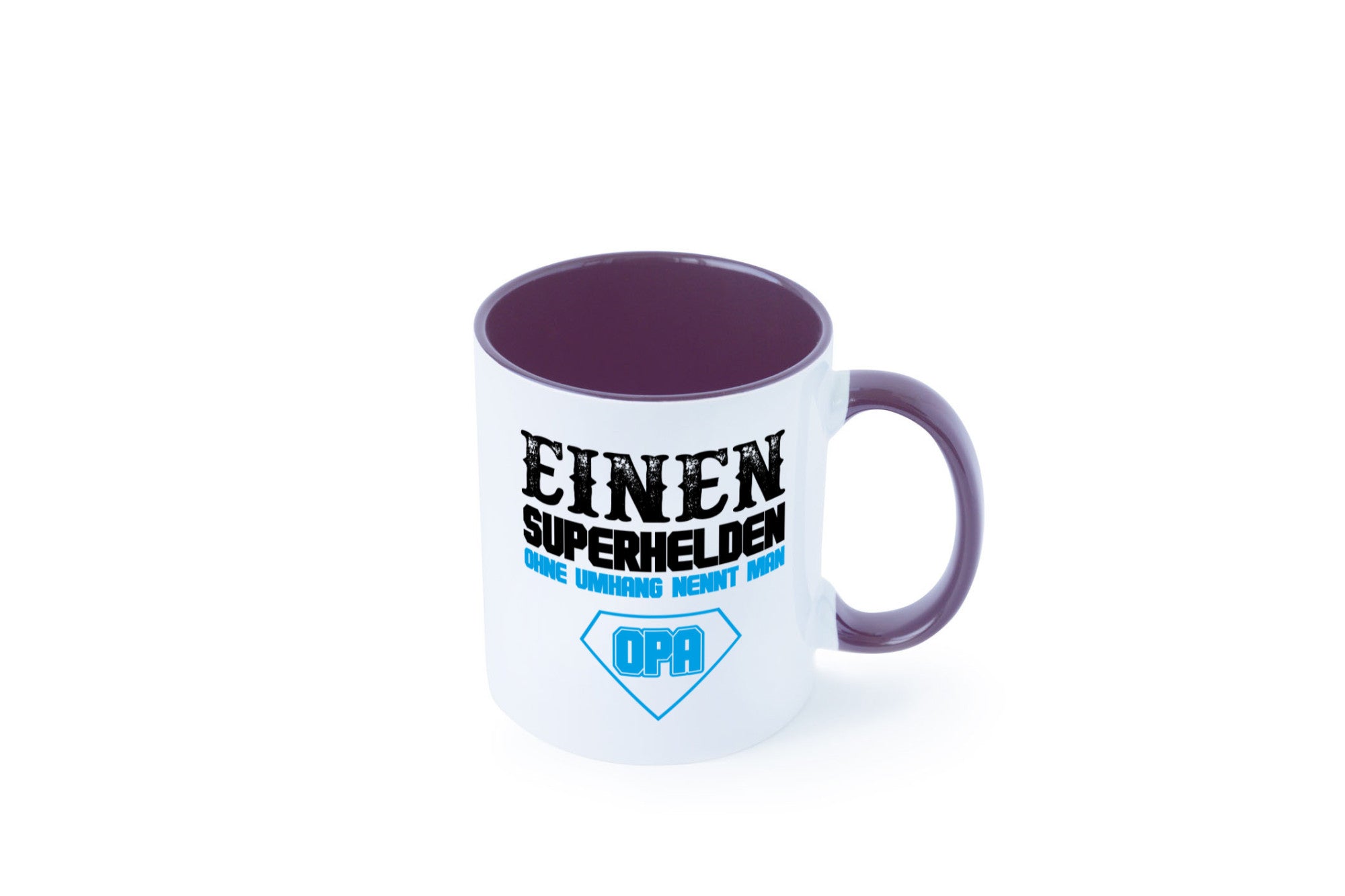 Superheld Opa Geschenk Familie Geschenkidee lustiger Spruch Tasse