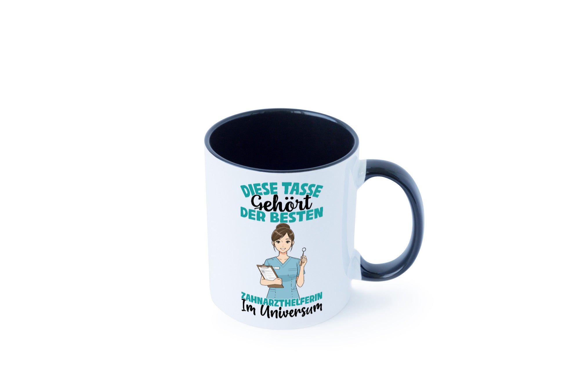 Im Universum: Zahnarzthelferin | Zahnmedizin Humor Geschenkidee Tasse