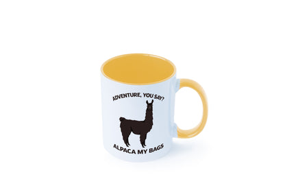 Adventure, Alpaca | Humor Geschenkidee Tasse