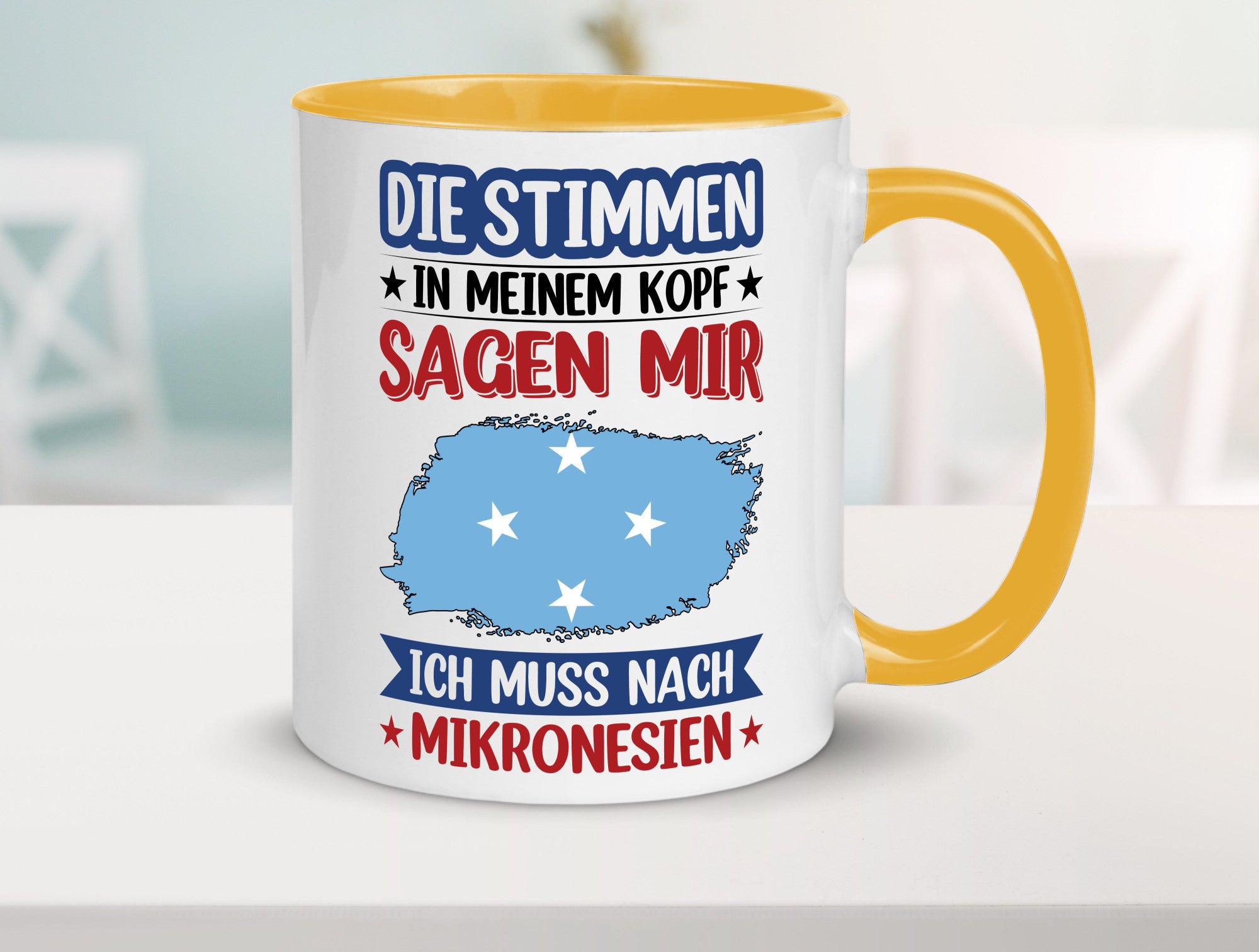 Mikronesien | Urlaub Stimmen in meinem Kopf Traumland Geschenk Humor