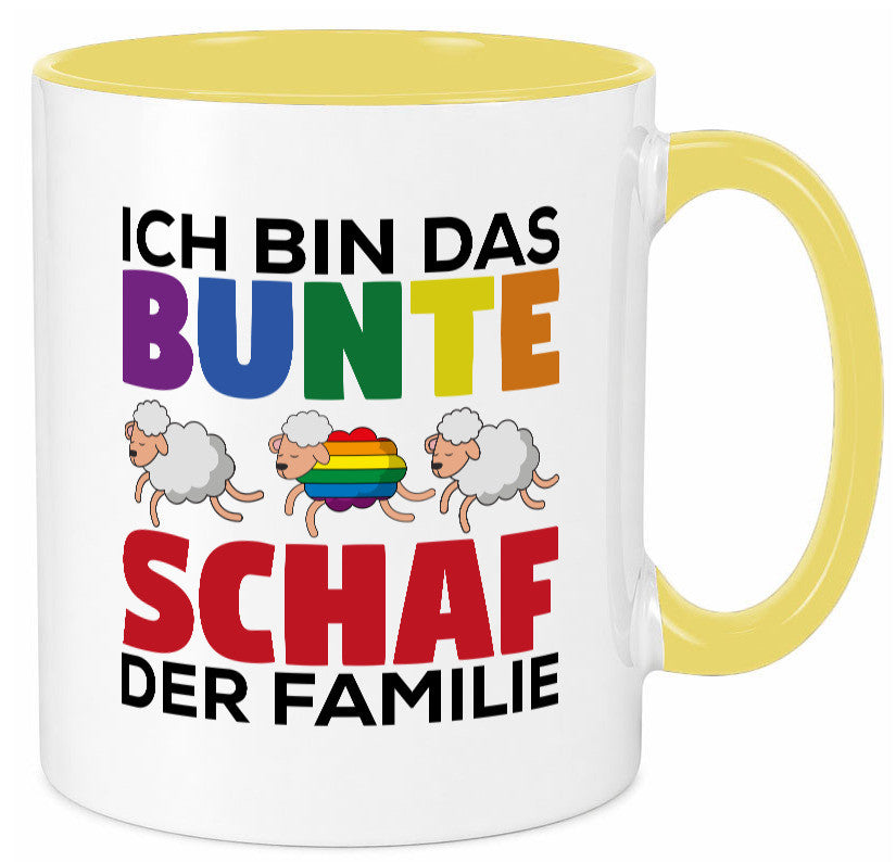 LGBTQ+ Tasse | Buntes Schaf Regenbogen Humor Geschenkidee