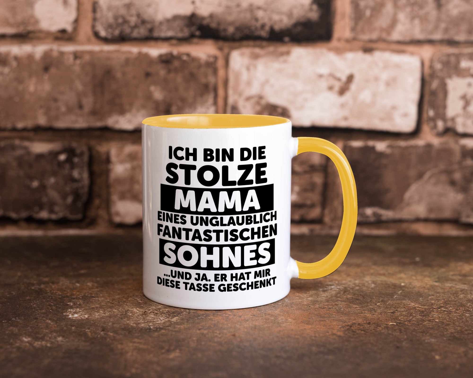 Stolze Mama | Fantastischer Sohn Beste Humor Familie Geschenkidee Tasse