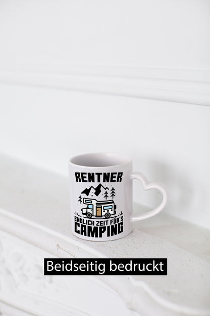 Endlich Zeit für´s campen | Rentner Ruhestand Humor Jubiläum Geschenkidee Tasse