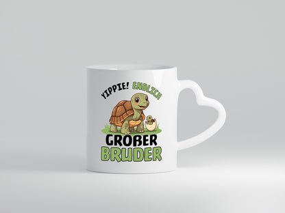 Yippie endlich großer Bruder | Schildkröte Geschwister lustiger Spruch Geschenk