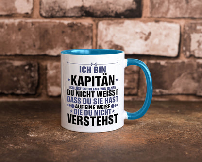 Löse Probleme: Kapitän | Schiffskapitän Schiff v2 Geschenk Humor Geschenkidee
