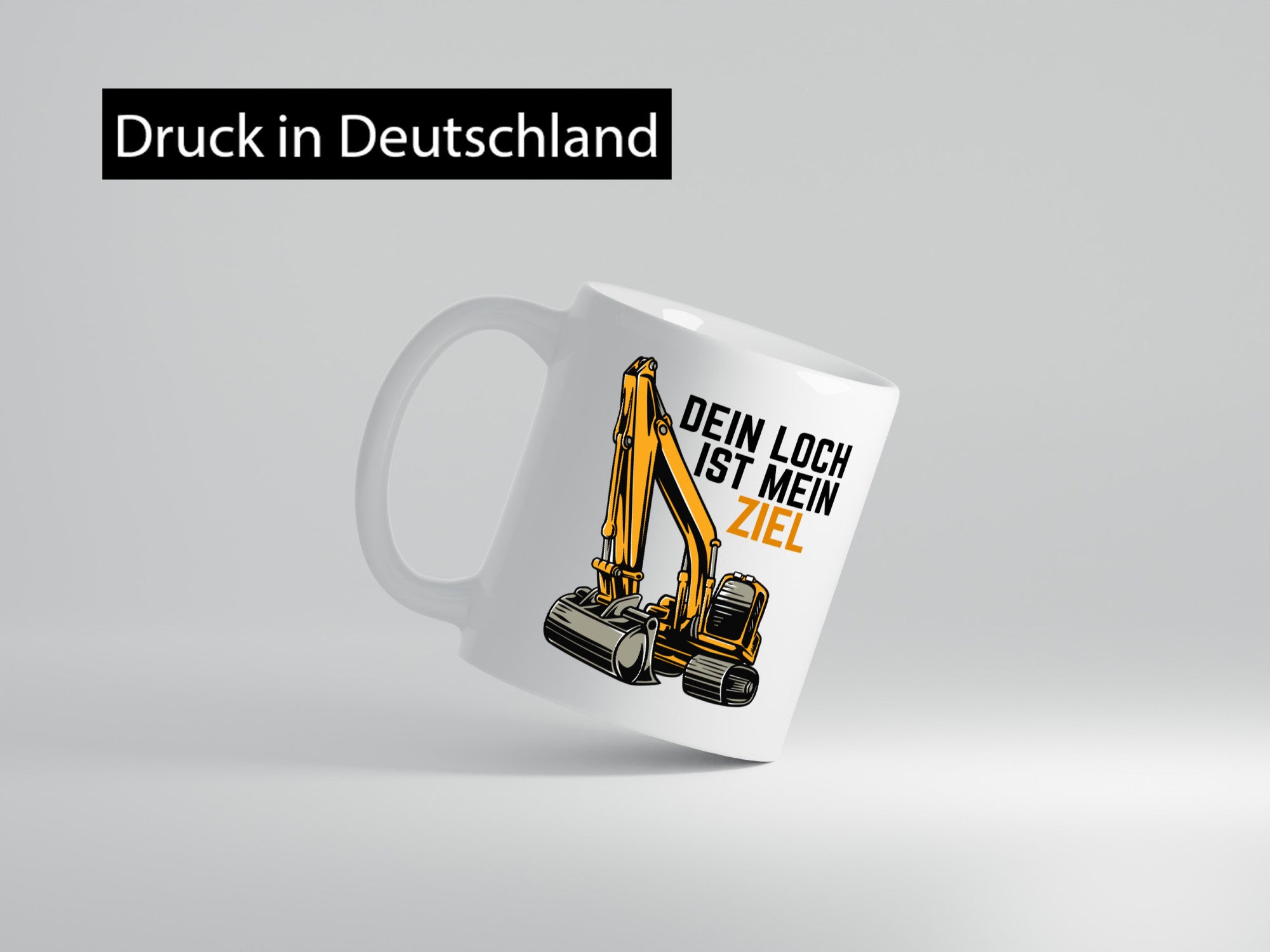 Dein loch ist mein Ziel | Bagger Minibagger Baggerführer lustiger Spruch