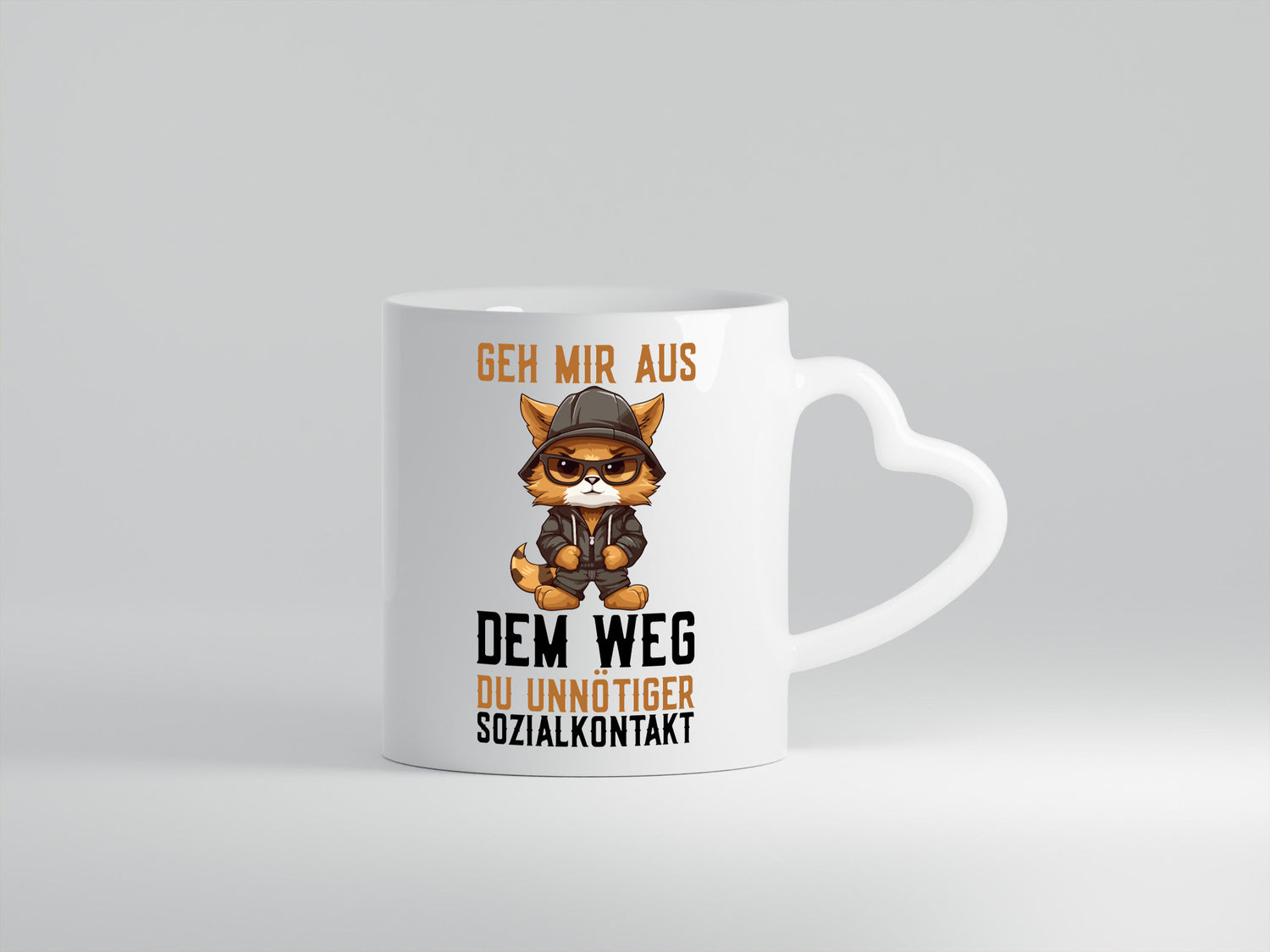 Geh mir aus dem Weg | coole Katze lustiger Spruch Geschenkidee Tierliebhaber