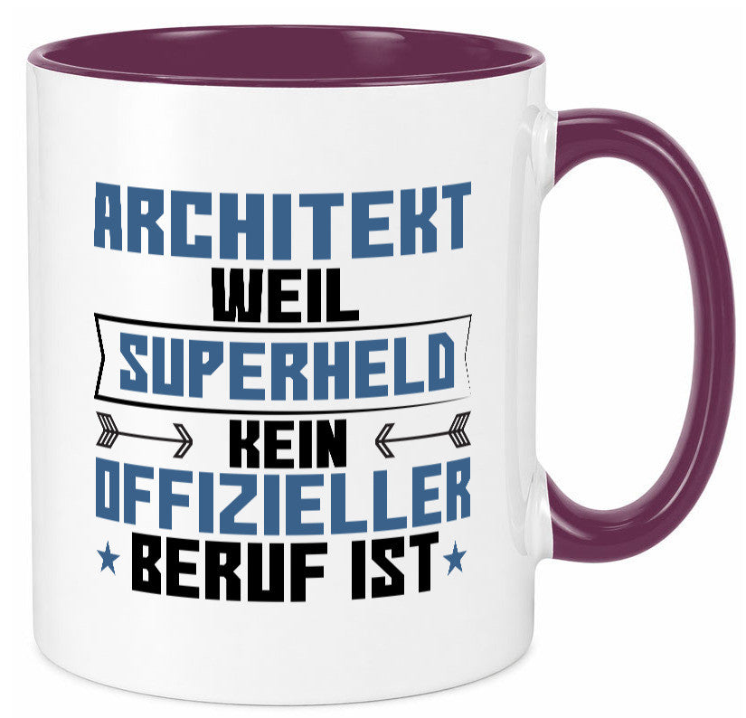 Superheld Architekt | Architektur Büro Geschenk Arbeit Kollegen lustiger Spruch
