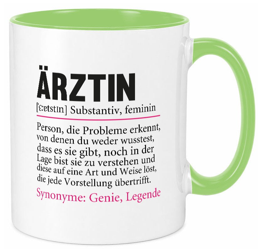 Ãrztin | lustig Medizin Doktorin Fachärztin Humor Geschenkidee Tasse